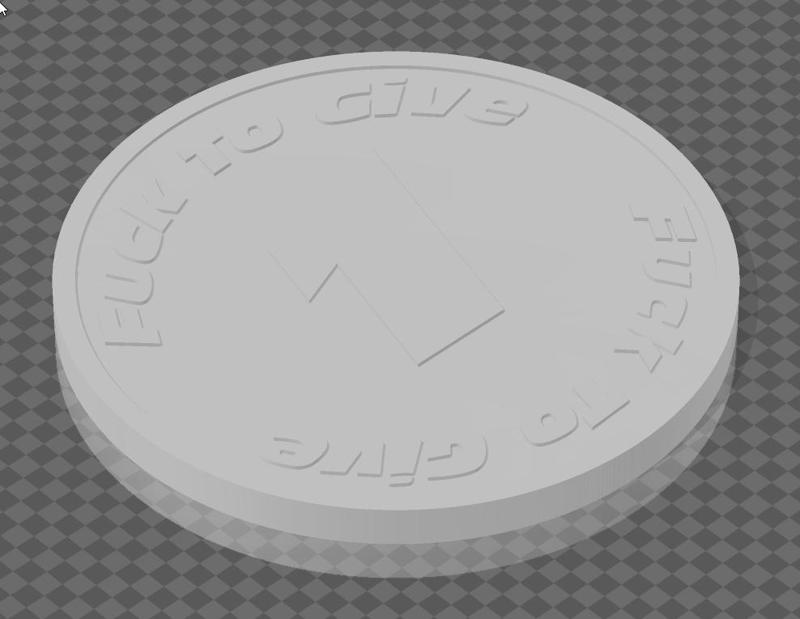 one fck to give coin