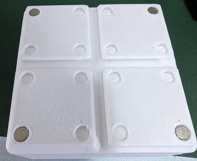 Gridfinity 2x2 Peak Design Capture Clip (w Magnet Holes)