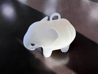 Elephant Christmas ornament