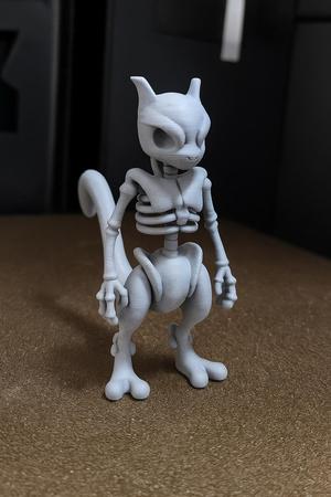 MewTwo Skeleton