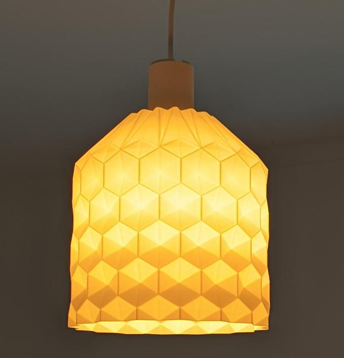 Inverted Hexagonal Lampshade