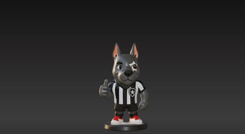 Mascotes de Times - Cachorro Bira Do Botafogo