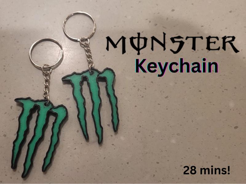 Monster energy Keychain