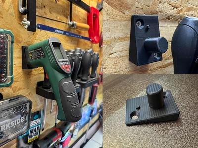 Parkside ir thermometer wall holder