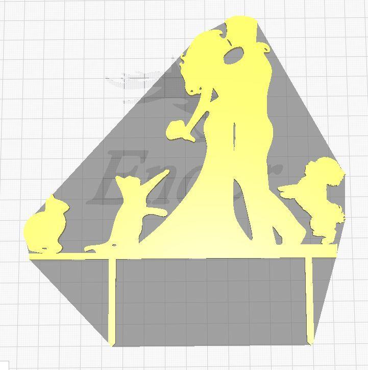 Wedding wedding wedding cat dog pet pet silhouette