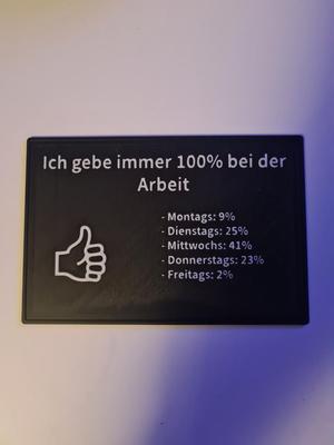 Büroschild