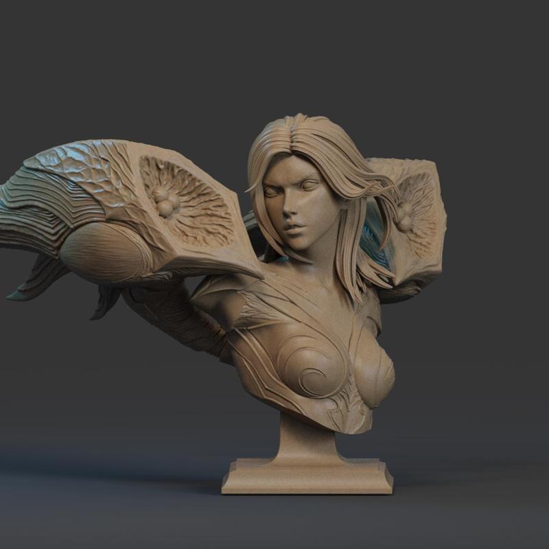 Kaisa Bust 3D Print