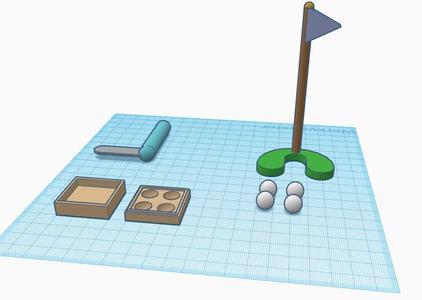 Golfset pen accessory