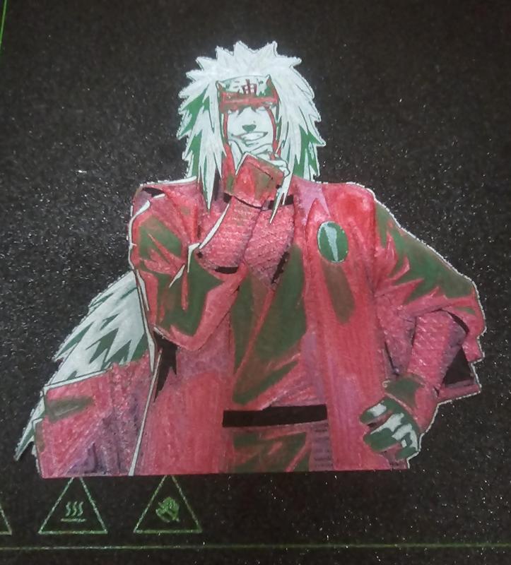 naruto jiraiya Filament Print Hueforge Hue forge