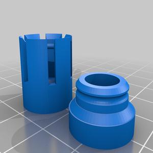 Re-joining distant holder for screw