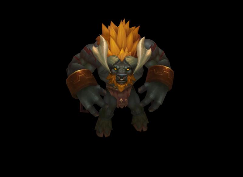 Black Alistar League of Legends 3D print model