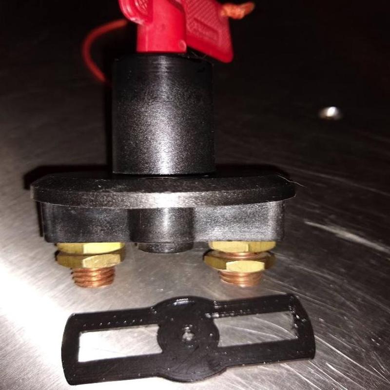 Battery (Isolator) Switch - Cutout Template