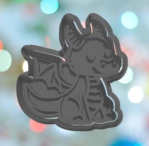 Dragon 4 Cookie Cutter