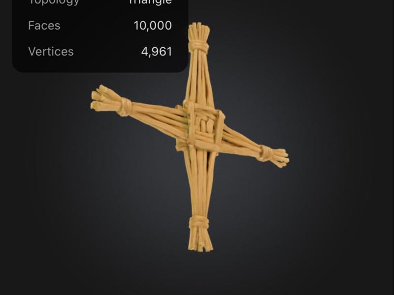 Woven St Brigids Cross