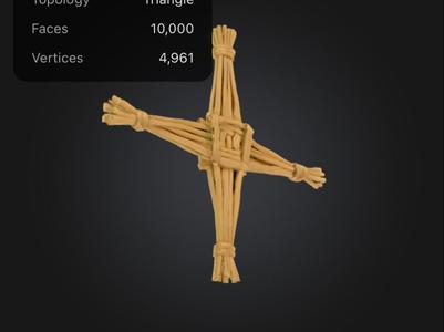 Woven St Brigids Cross