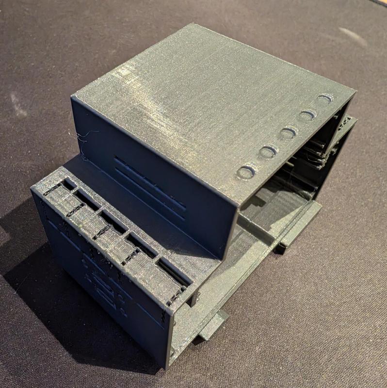 universal 3TE (3DU) case for ESP32, ESP8266 or any microcontroller