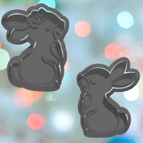Easter Bunny Cookie Cutters Kit