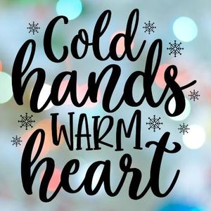 Christmas Stamp Cold Hands Cookie Cutter