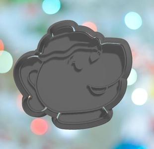 Beauty And The Beast Mrs Pots Cookie Cutter