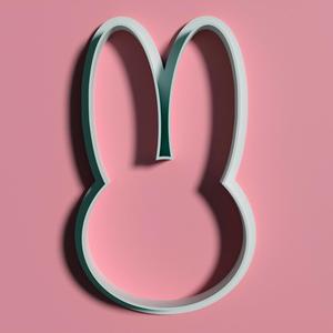 Bunny Head Cookie Cutter – Easter Cutter – 5.9 x 9.8 cm