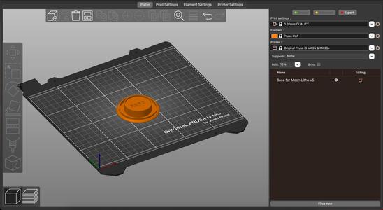 Lithophane Globe Base (t-light version)