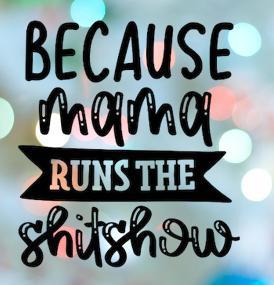 Because Mama Runs Stamp Cookie Cutter