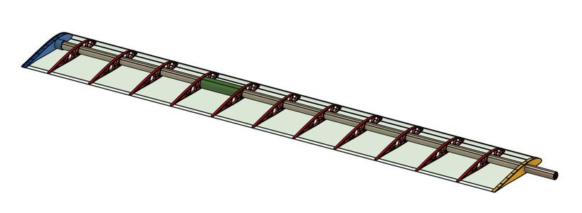 RC Glider Plane Wing With High Efficiency Aerofoil