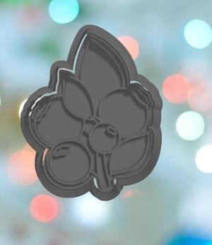 Blueberry Stem Cookie Cutter