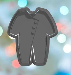 Baby Shower Long Onesie Cookie Cutter