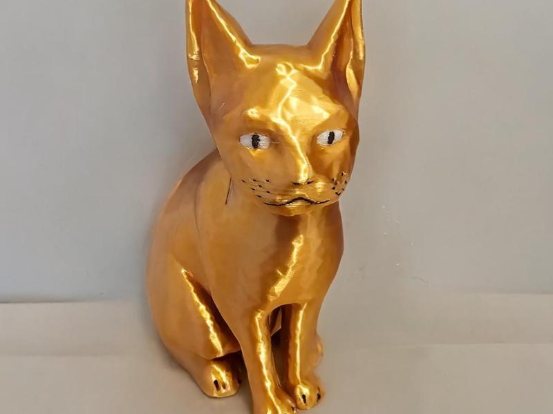 Cat Figurine - 3 color with AMS
