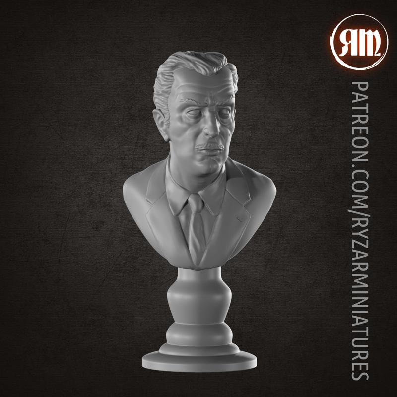 Vincent Price bust