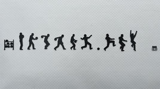 "Bowling Player in Action" Wall Art