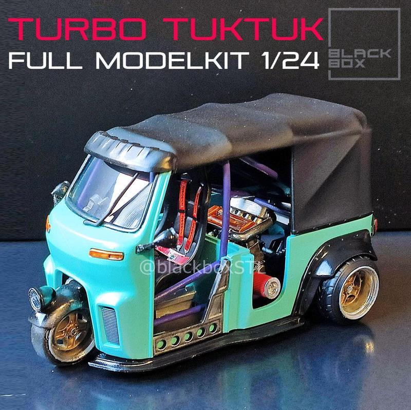 TURBO TUKTUK  FULL MODELKIT 1/24
