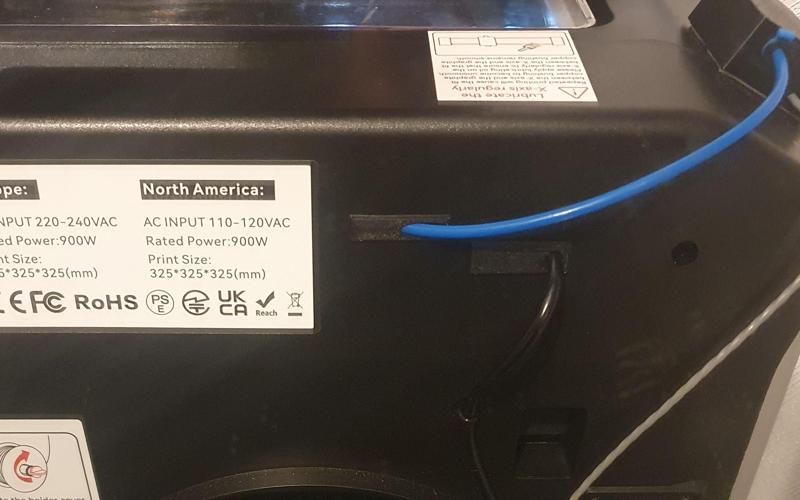 QIDI X-Max 3 Case cover - PTFE tube