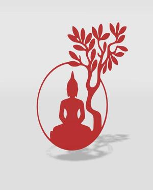 wall decor buddha tree