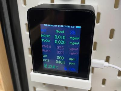 Ikea Skadis Air Monitor Shelf