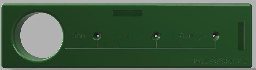 RECESSING TEMPLATE FOR PLACO WALL DIAMETER 67mm
