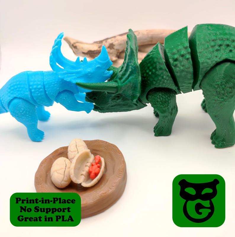 Triceratops + Sinoceratops Flexi