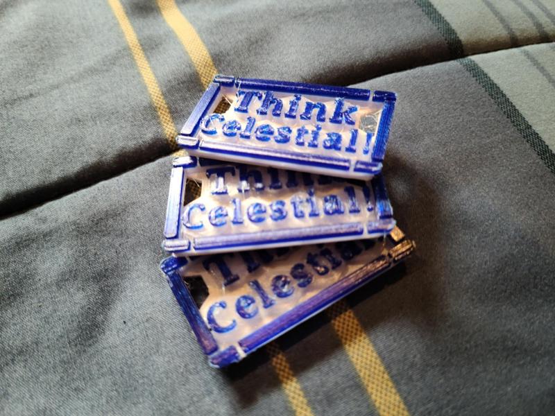 Think Celestial Keychain