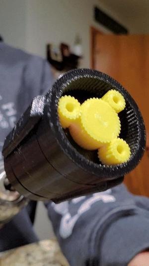 Super Compact planetary gearbox (fully 3d printed)