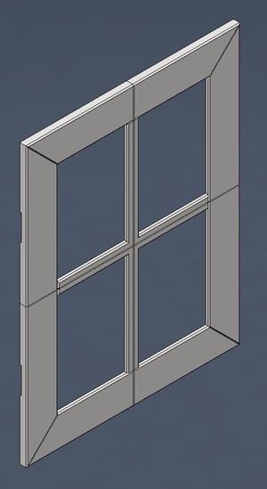 Glas pane style large modular door
