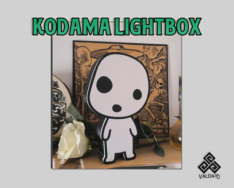 Kodama Lightbox - Led Lamp Studio Ghibli