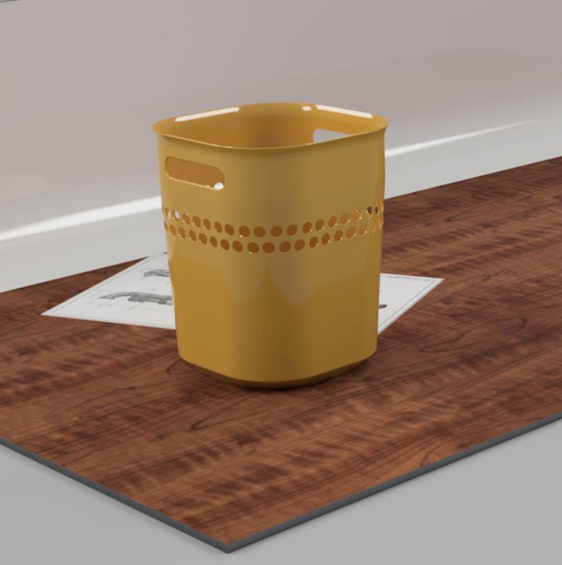 Paper waste bin / Papiermülleimer