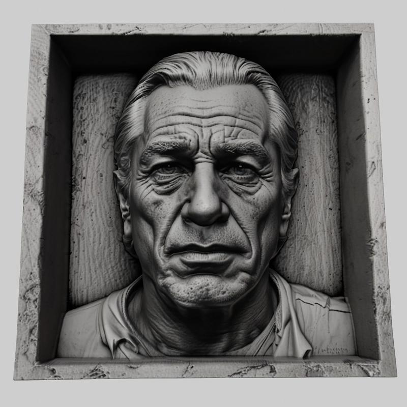 Robert De Niro head relief actor