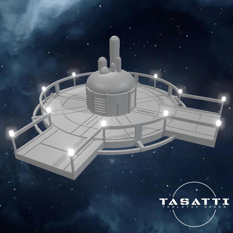 Kamino Tipoca City Corner Platform - Star Wars Legion