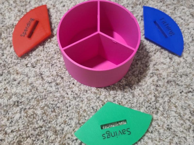 Kids 3-Way Spending Jar
