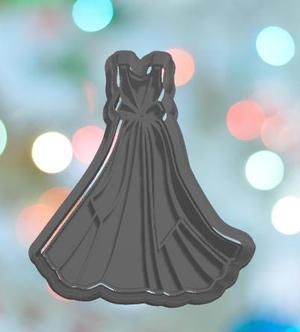 Wedding Dress Cookie Cutter