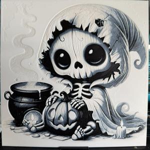halloween skeleton baby hueforge