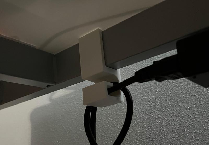 Tresanti Customizable Cable Holder - Under Desk, Long Bar