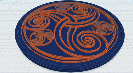Celtic Mandala Coaster 45